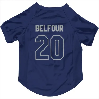 Blue Toronto Maple Leafs Ed Belfour   Gray Dog & Cat Pet Jersey