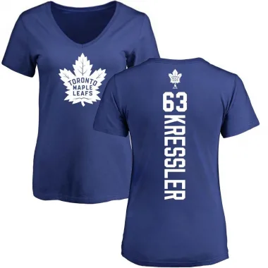 Blue Women's Braeden Kressler Toronto Maple Leafs Backer T-Shirt -