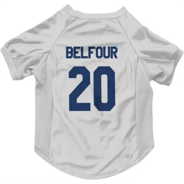 White Toronto Maple Leafs Ed Belfour   Dog & Cat Pet Jersey